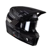 Leatt Мотошлем кроссовый Moto 9.5 Carbon Helmet Kit V26 Black в Калуге