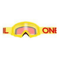 ONEAL Детская кроссовая маска B-10 SOLID желтый неон в Калуге