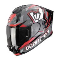 Scorpion Exo Мотошлем Exo-530 Air Rok Серый/Черный/Красный в Калуге
