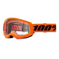 100% Очки Strata 2 V26 Goggle Neon Orange / Clear в Калуге