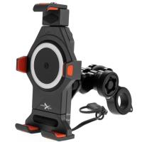 Extreme Style Мото держатель с беспроводной зарядкой anti-vibration R17W в Калуге