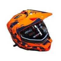 AiM Шлем детский JK802Y Orange/Blue в Калуге