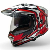 AIM Шлем кросс/эндуро JK802S Red/Grey/Black в Калуге