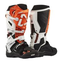 Leatt Мотоботы кроссовые 5.5 FlexLock Evo V27 White/Orange в Калуге