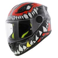 LS2 Мотошлем FF812 Kid Punk Grey Red в Калуге