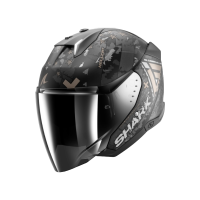 Shark Шлем Skwal I3 Jet Hellcat Mat Black/Chrome/Anthracite в Калуге