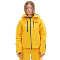 Dragonfly Куртка утепленная Gravity Premium Woman Yellow-Dark Ocean в Калуге