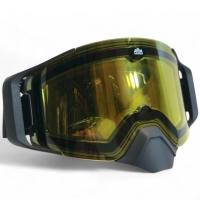 AiM Очки снегоходные с магнитной линзой и подогревом (PRO) 31-105 Accu Heated Black Matt в Калуге