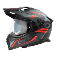 Oneal Шлем кроссовый со стеклом A-SRS Spike красный/черный в Калуге