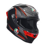 AGV Шлем K6 S 2206 Slashcut Black/Grey/Red в Калуге
