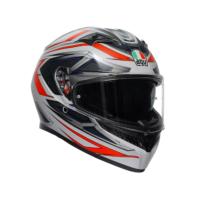 AGV Шлем K3 22.06 Space Matt White/Red Fluo в Калуге