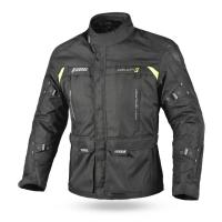 Dimox Мотокуртка текстиль Explorer Mens Touring Black/Yellow в Калуге