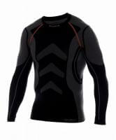 Brubeck футболка мужская с длинным рукавом  Protect Черный/Графит в Калуге