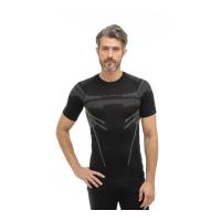 Brubeck Футболка мужская короткий рукав Dry черно-графитовый в Калуге