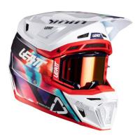 Leatt Шлем кроссовый 8.5 Royal Blue-Red V26 + очки Velocity 5.5 в Калуге