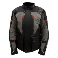 MCP Мотокуртка мужская Downhill черно-серо-красный в Калуге