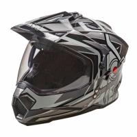 AIM Шлем кросс/эндуро JK802S Black/Grey/White в Калуге