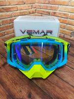 Scout Vemar Маска кросс MJ-1024-1 сине-желтая в Калуге