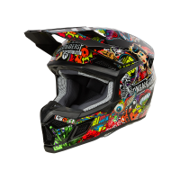 Oneal Шлем кроссовый детский 3Series Youth Crank V.24 красный/ зеленый в Калуге