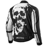 Moteq Мотокуртка текстильная сетка Rebel Черно-белая в Калуге