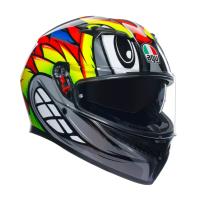 AGV Шлем K3 Birdy 2.0 Grey/Yellow/Red в Калуге