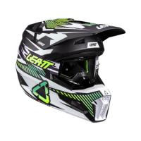 Leatt Шлем кроссовый 3.5 V26 Storm Teal + очки Vizion 3.5 в Калуге