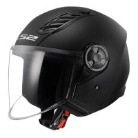 LS2 Мотошлем OF616 Airflow II Solid черный матовый в Калуге