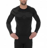 Brubeck Футболка мужская зональная дл. рукав Dry Черно-графитовый в Калуге