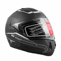Beon Шлем модуляр B-700 Matt Grey/Black White в Калуге