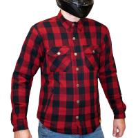 MCP Моторубашка Rebel Full kevlar черный-темно-красный в Калуге