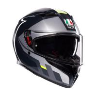 AGV Шлем K3 Shade Grey/Yellow Fluo в Калуге