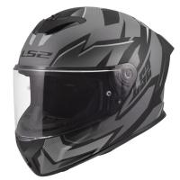 LS2 Мотошлем FF820 Rapid III Xtrem Black Grey в Калуге