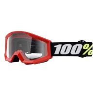 100% Очки детские Strata Mini Goggle Red/Clear Lens 2025 в Калуге