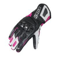 Rush Мотоперчатки Impulse Lady кожа Черный/Белый/Розовый в Калуге