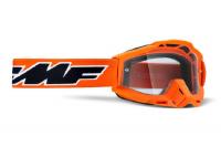 100% Маска кросс FMF Powerbomb Rocket Orange - прозрачная линза в Калуге
