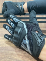 MotoLike перчатки текстильные Suomy черно-белые в Калуге