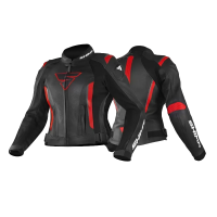 Shima Куртка Кожаная женская Miura 2.0 Black/Red в Калуге