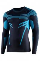 Brubeck Футболка мужская зональная дл. рукав DRY графит-синий в Калуге