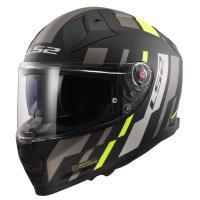 LS2 Мотошлем FF811 Vector II Tron матовый черно-желтый в Калуге