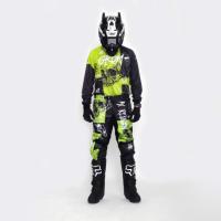 Grom Штаны кроссовые подростковые MX Religion lime в Калуге