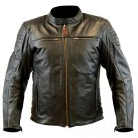 MCP Мотокуртка кожаная Stripe Черный в Калуге