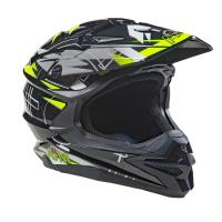 AiM Шлем кроссовый JK803S Yellow/Black в Калуге