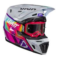 Leatt Шлем кроссовый 8.5 Pinata Teal V26 + очки Velocity 5.5 в Калуге