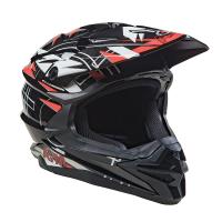 AiM Шлем кроссовый JK803S Orange/Black в Калуге