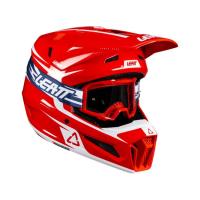 Leatt Шлем кроссовый 3.5 V26 Red + очки Vizion 3.5 в Калуге