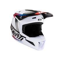 Leatt Шлем кроссовый Moto 2.5 Helmet Black/White 2024 в Калуге