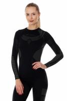 Brubeck Футболка женская с длинным рукавом Dry Черная в Калуге