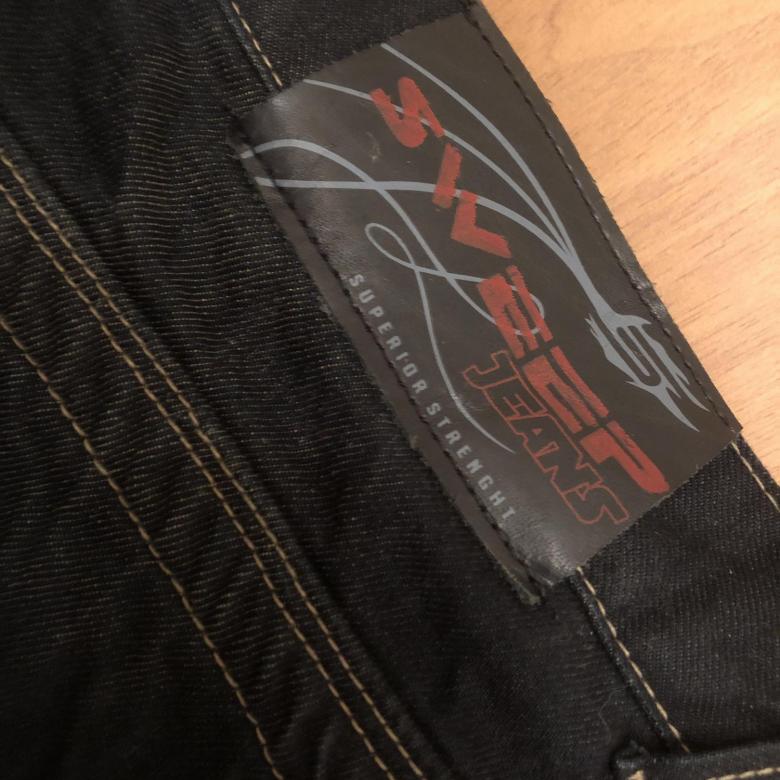 Мотоджинсы с кевларом Sweep Iron, черные 32/34