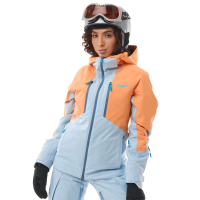 Dragonfly Куртка горнолыжная утепленная Gravity Woman 2025 Mock Orange-Light Blue в Калуге