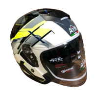 AiM Шлем JK526 Yellow/Grey/White в Калуге